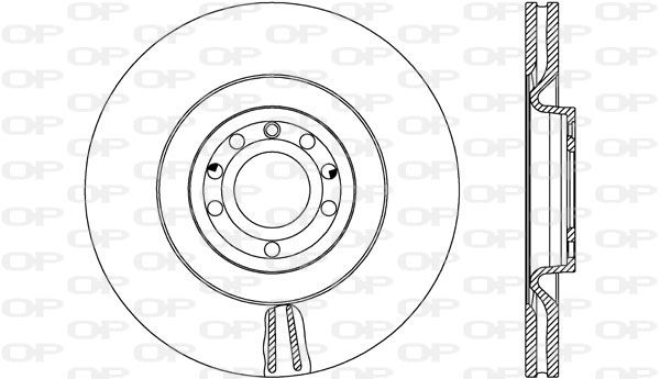 OPEN PARTS Тормозной диск BDR2666.20